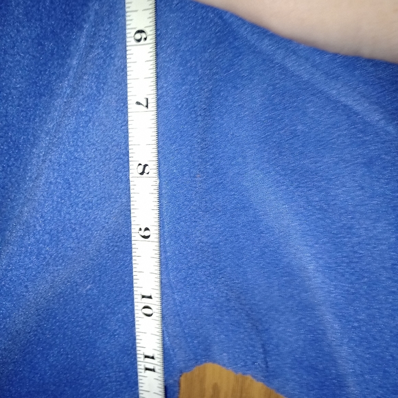 Columbia Fleece Jacket Blue Full Zip w Zipper Pockets Inside Pockets Men's Large - Picture 13 of 13